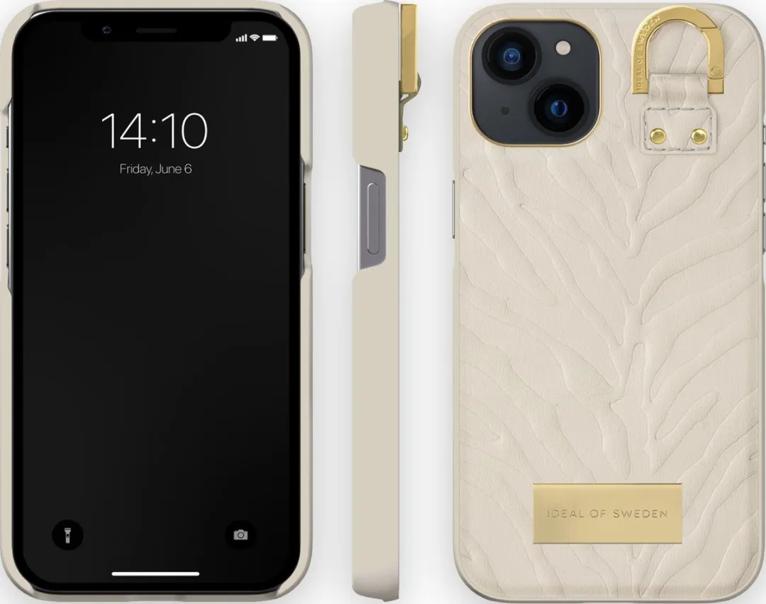 iDeal of Sweden Fashion Case Atelier iPhone 13 - Ecru Zebra