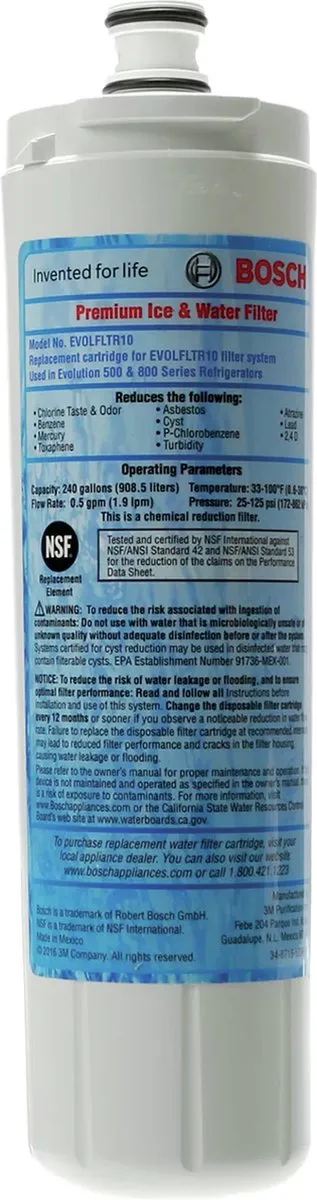 Bosch Waterfilter CS52/CS452 00640565 - 1 Stuk