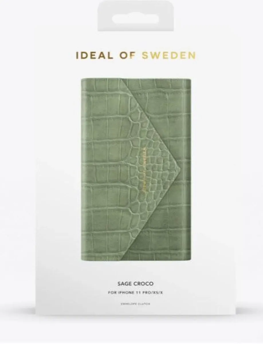 iDeal of Sweden Envelope Clutch iPhone 8/7/6/6s/SE - Sage Groene
