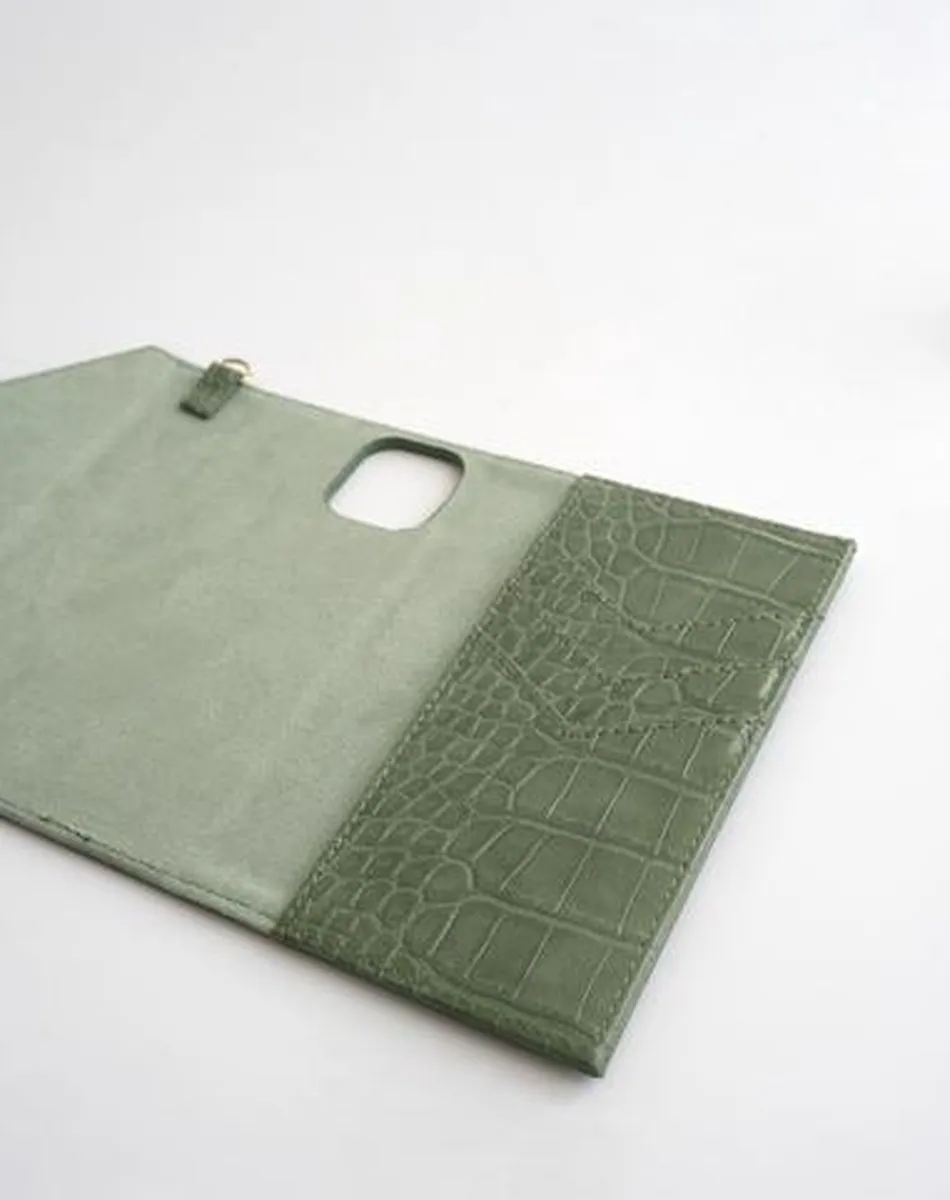 iDeal of Sweden Envelope Clutch iPhone 8/7/6/6s/SE - Sage Groene