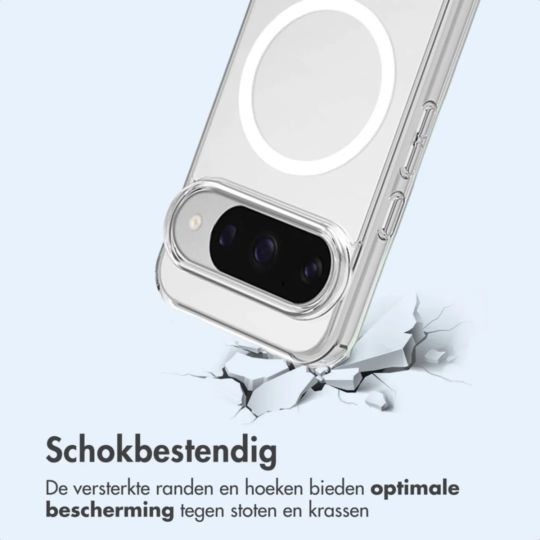 Imoshion Hoesje Google Pixel 10/10 Pro - Transparant met MagSafe Ring