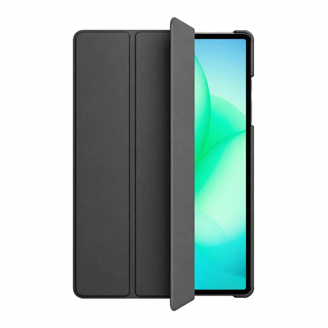 Just in Case Samsung Galaxy Tab A9+ Bookcase Hoesje - Effen Zwart