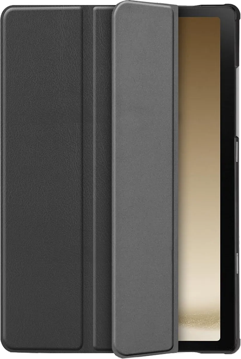 Just in Case Samsung Galaxy Tab A9+ Bookcase Hoesje - Effen Zwart