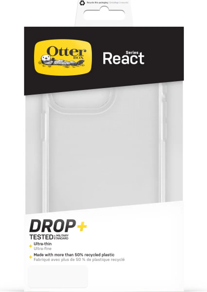 OtterBox React 77-92786 iPhone 15 Pro Max Hoesje - Transparant - afbeelding 6 van 6