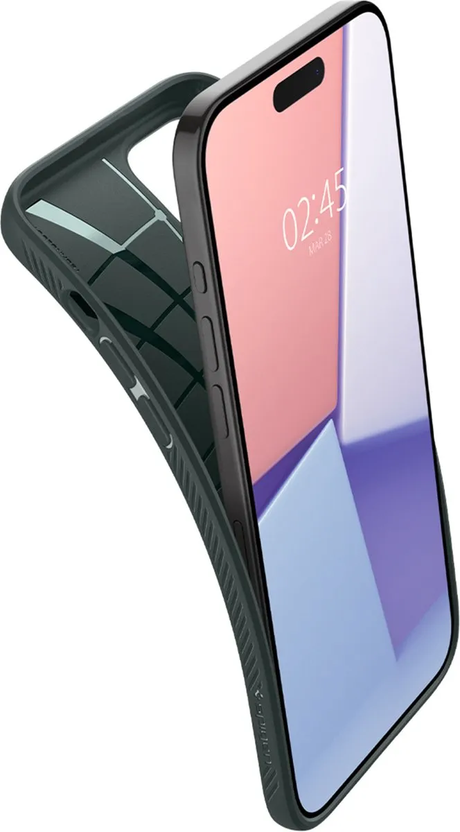 Spigen Liquid Air Hoesje iPhone 15 Pro Max - Groen