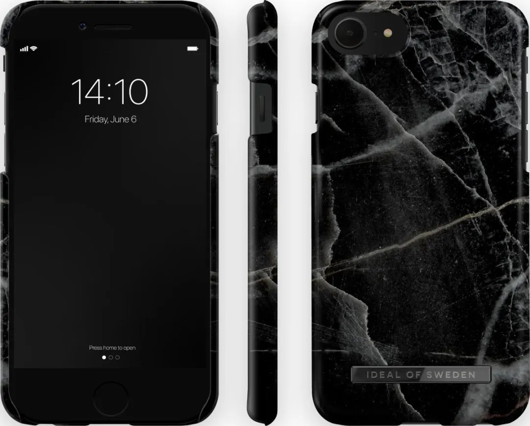 iDeal of Sweden iPhone Case IDFCAW21-I7-358 - Black Thunder Marble