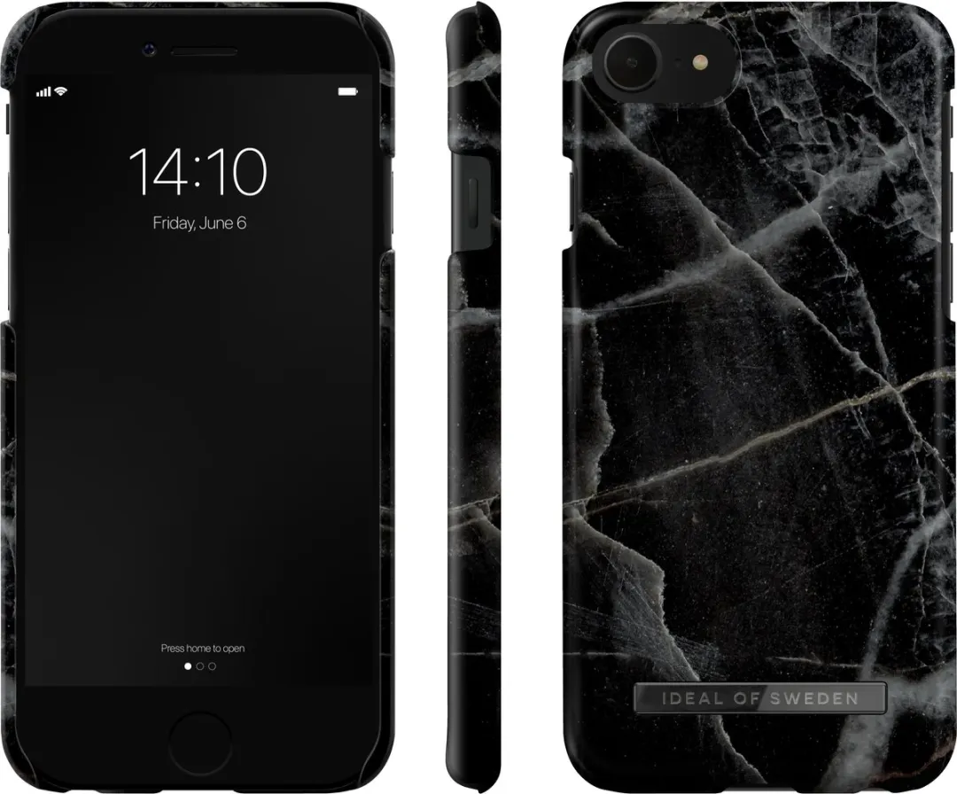 iDeal of Sweden iPhone Case IDFCAW21-I7-358 - Black Thunder Marble