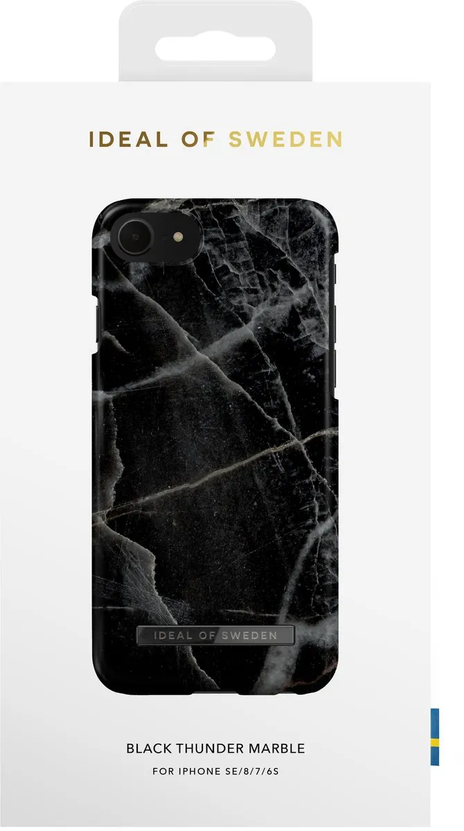 iDeal of Sweden iPhone Case IDFCAW21-I7-358 - Black Thunder Marble - afbeelding 6 van 6