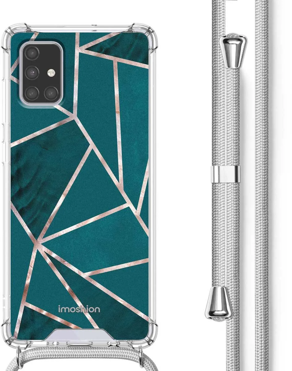 Imoshion Hoesje Samsung Galaxy A71 Petrol Green Graphic