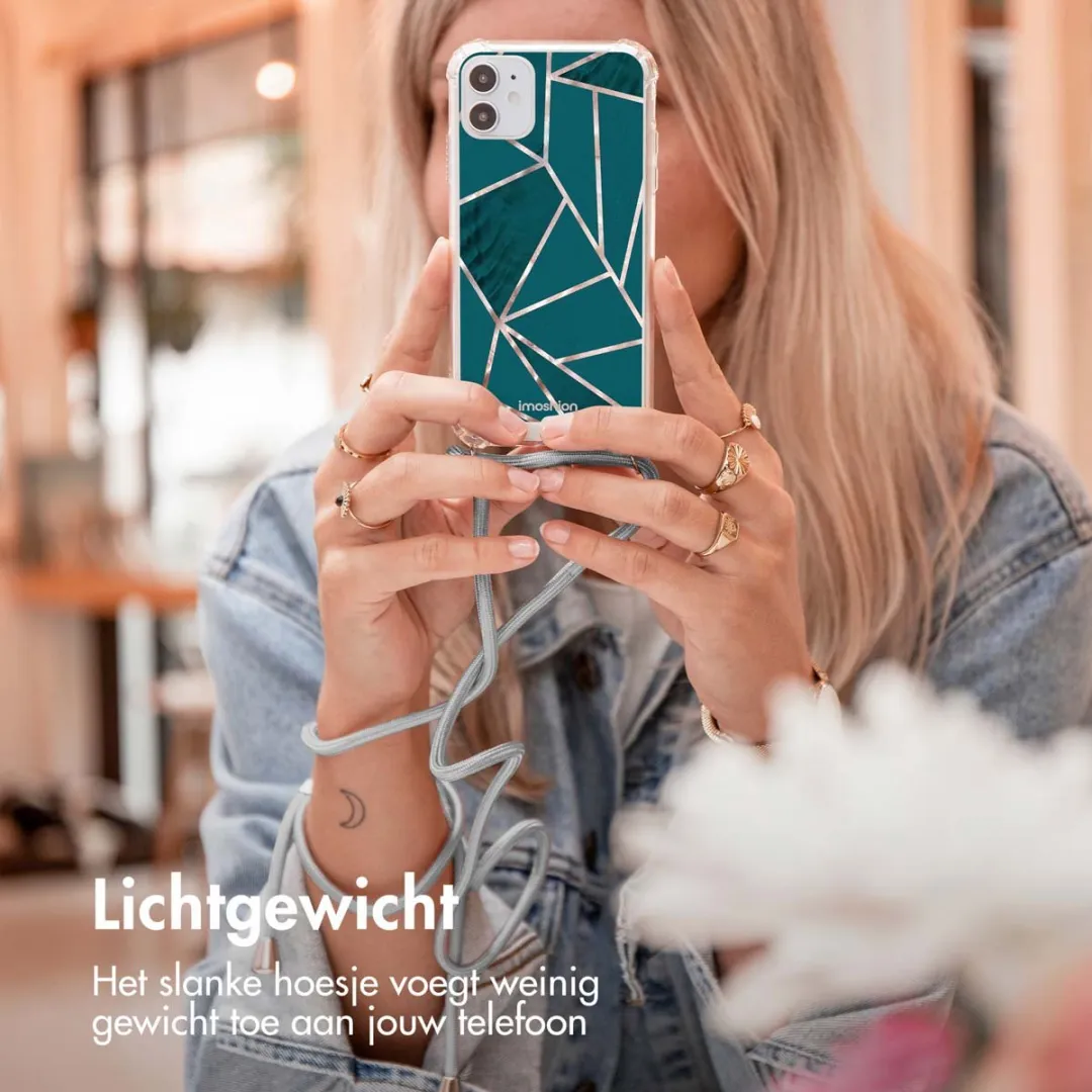 Imoshion Hoesje Samsung Galaxy A71 Petrol Green Graphic