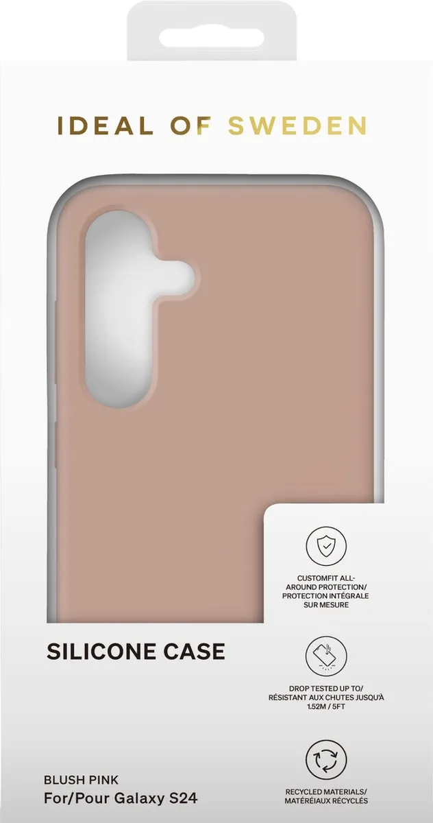 iDeal of Sweden Silicone Hoesje Samsung Galaxy S24 - Roze
