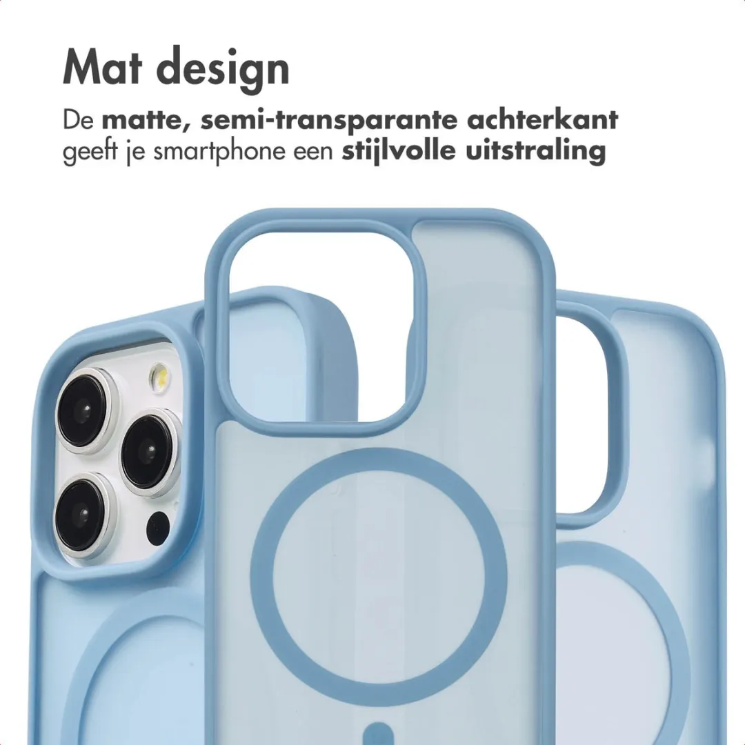 imoshion Hoesje iPhone 14 Pro MagSafe Lichtblauw