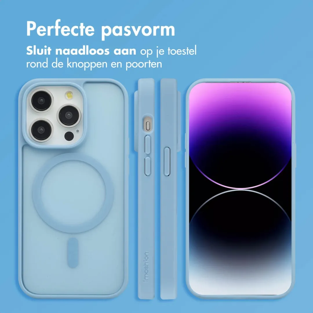 imoshion Hoesje iPhone 14 Pro MagSafe Lichtblauw - afbeelding 6 van 6