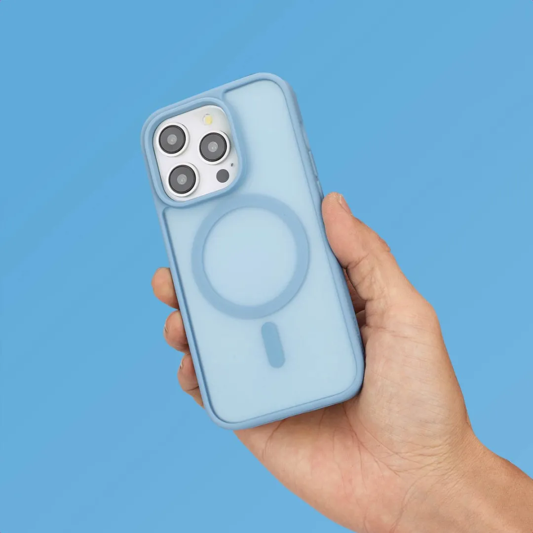 imoshion Hoesje iPhone 14 Pro MagSafe Lichtblauw