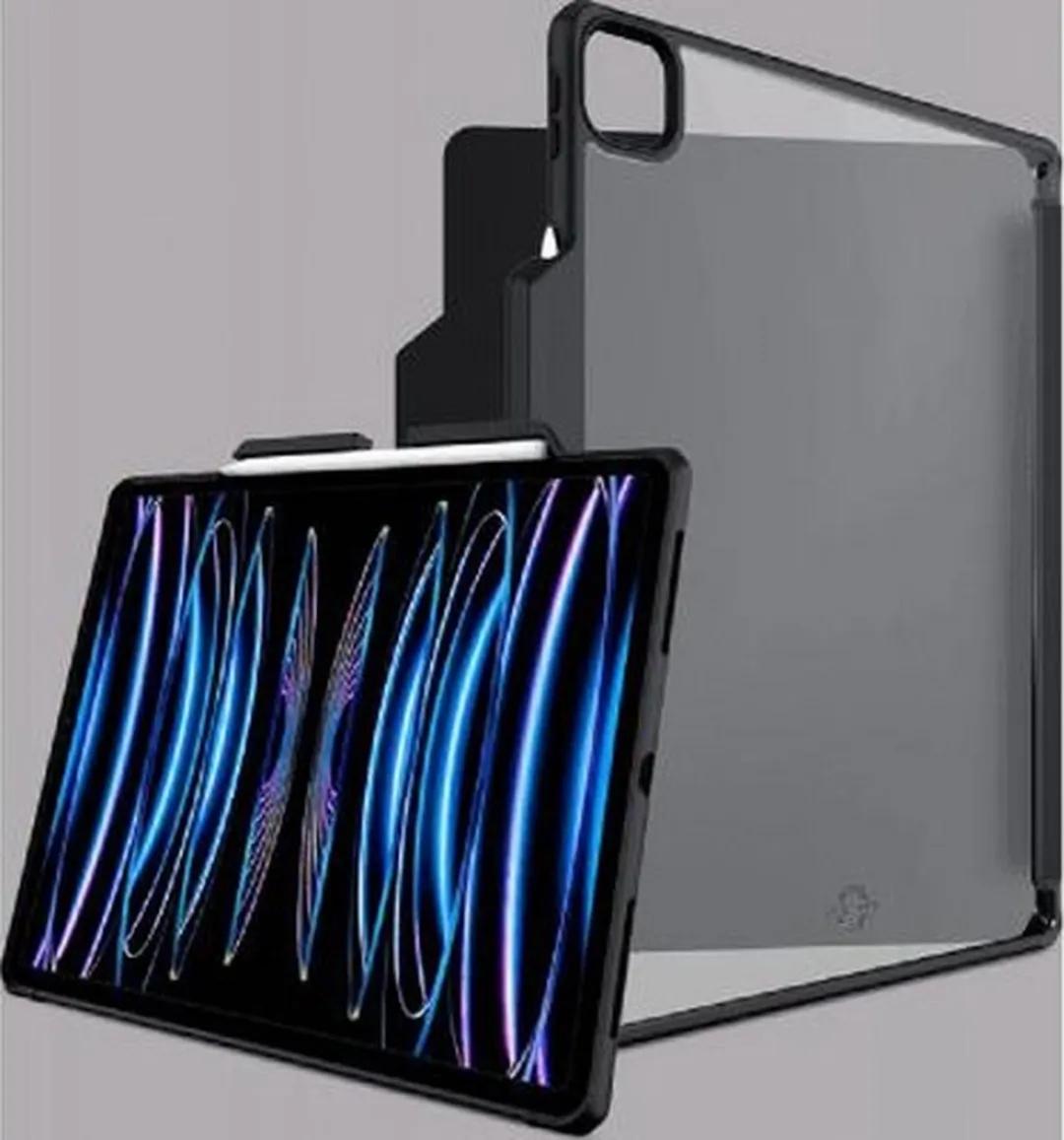 Itskins Folio-hoes iPad Pro 12,9" - Transparant