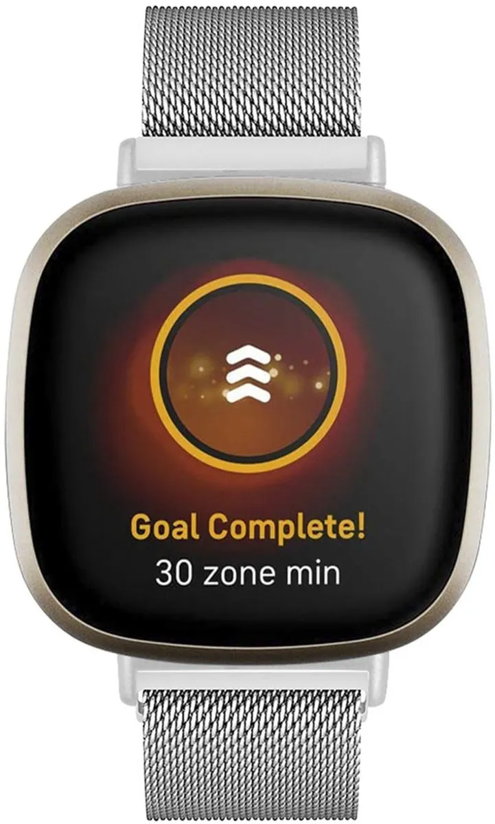 Imoshion Milanees Magnetisch Bandje - Fitbit Sense/Versa - Zilver