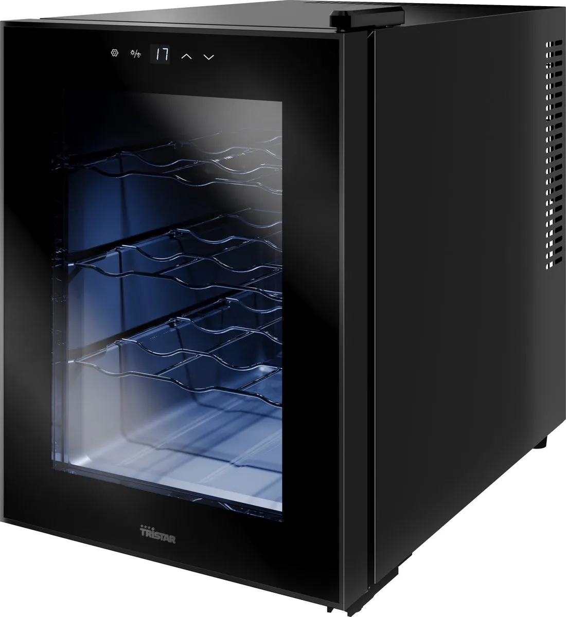 Tristar WR-7511 - Wijnkoelkast 12 Flessen - Wijnklimaatkast - 11 ⁰C tot 18 ⁰C - Zwart