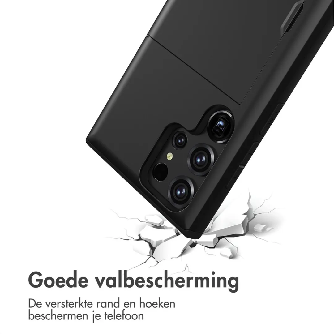 Imoshion Hoesje Samsung Galaxy S23 Ultra - Donkerblauw - 2 Pasjes