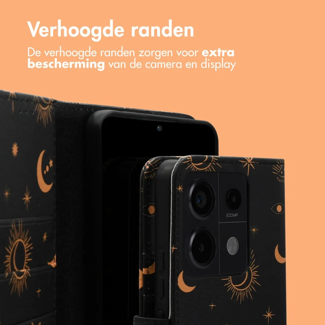 Imoshion Design Bookcase Hoesje Sky Black - o.a. Redmi Note 13 Pro 5G/Poco X6