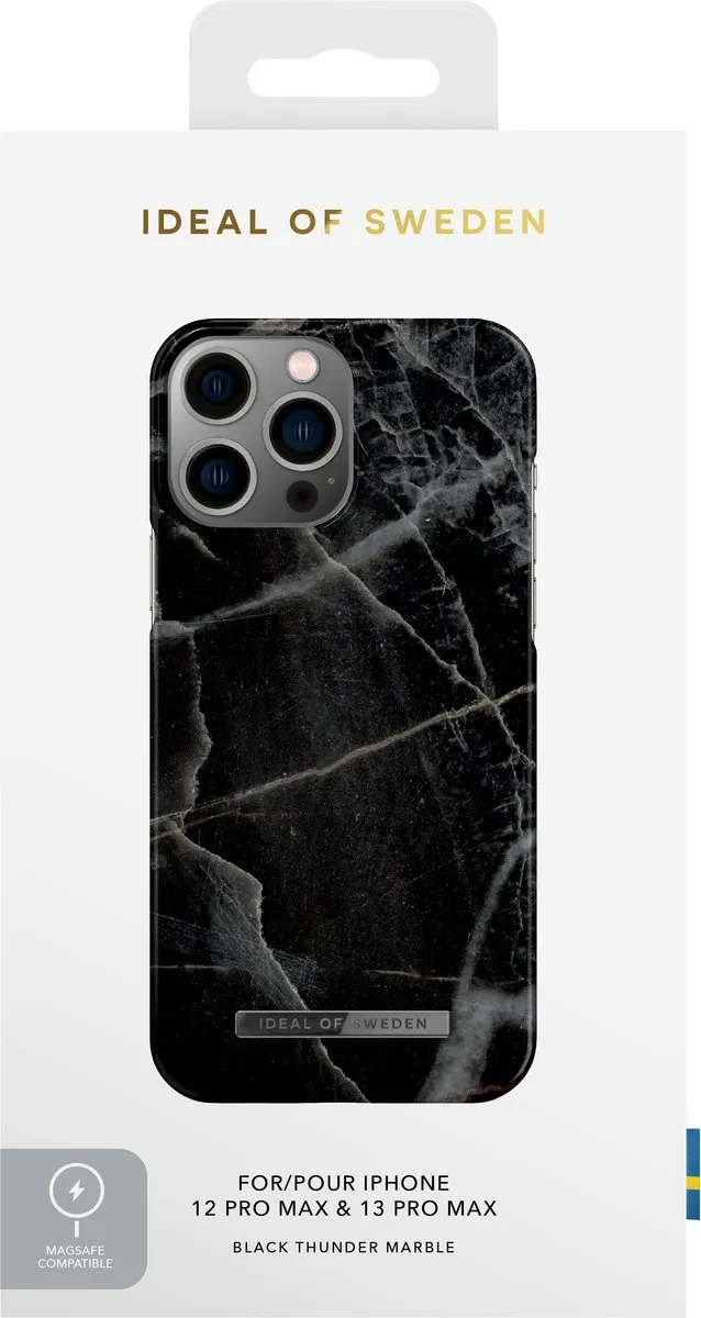 iDeal of Sweden iPhone 12/13 Pro Max MagSafe Hoesje - Black Thunder - afbeelding 6 van 6
