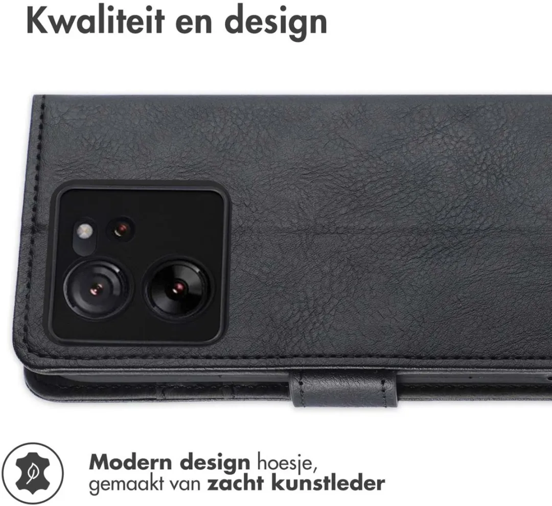 Imoshion Hoesje Xiaomi 13T/13T Pro - 3 Pasjes - Zwart