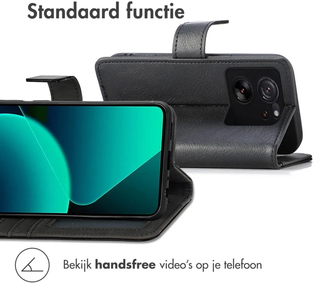 Imoshion Hoesje Xiaomi 13T/13T Pro - 3 Pasjes - Zwart