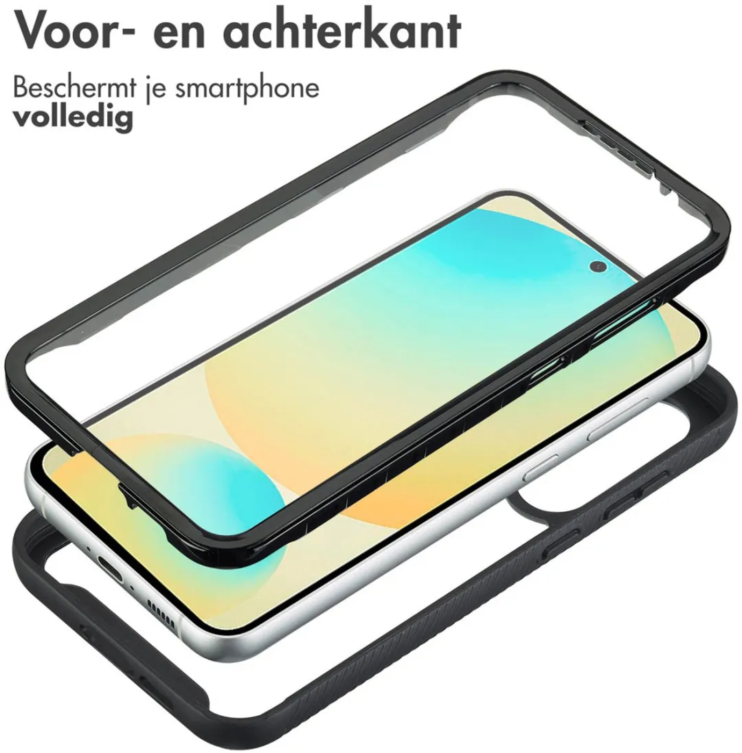 Imoshion Hoesje Samsung Galaxy S24 FE - 360° Beschermend - Zwart