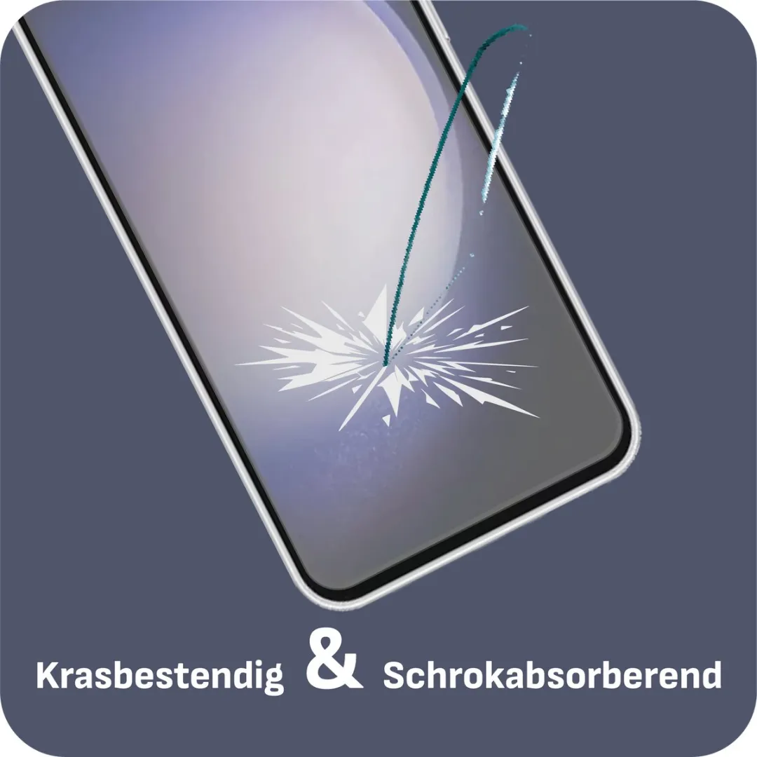 Just in Case Cazy Screenprotector Samsung Galaxy S23 FE - 2 Stuks - afbeelding 3 van 6