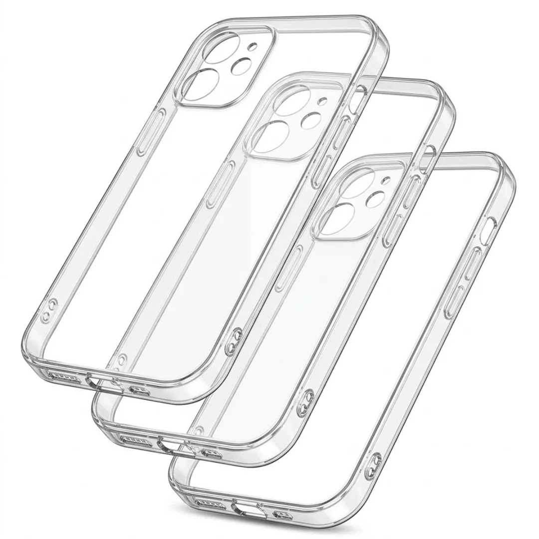NUVEX iPhone 12 Transparant Hoesje Set