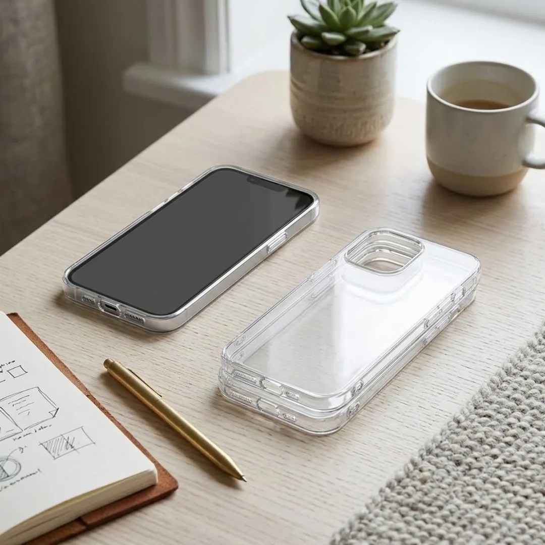 NUVEX iPhone 12 Transparant Hoesje Set - 3 Stuks