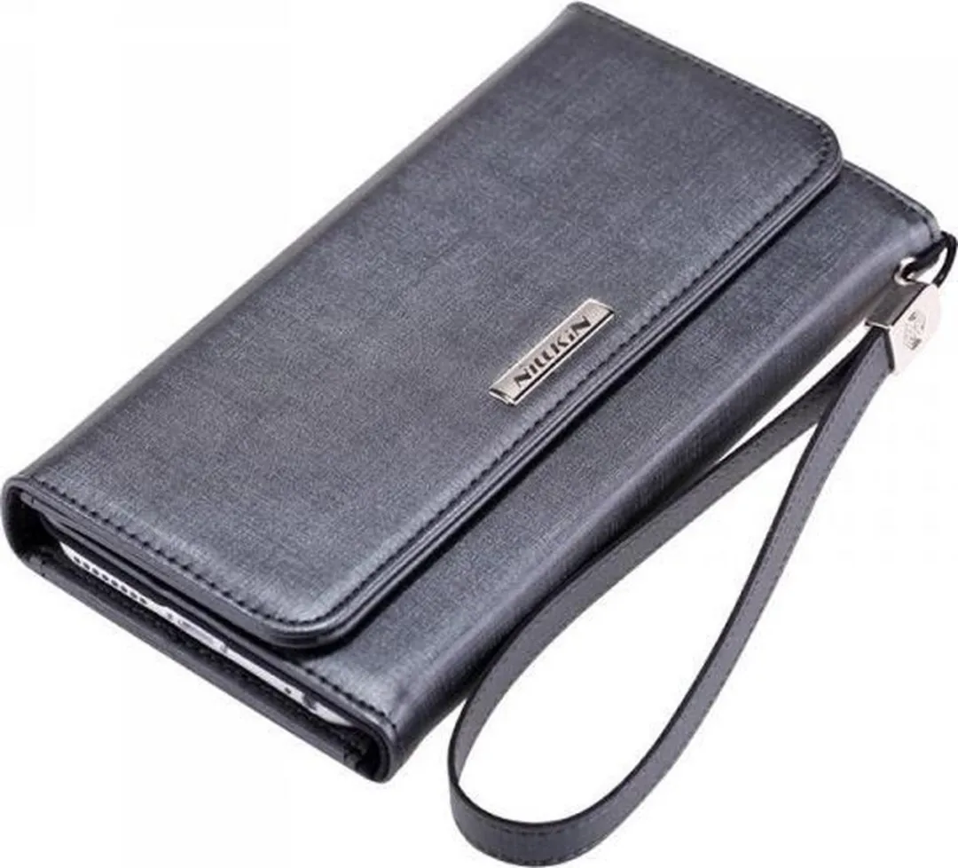 Nillkin Bazaar Leather Case iPhone 6/6s - 3 Pasjes - Zwart - afbeelding 4 van 6