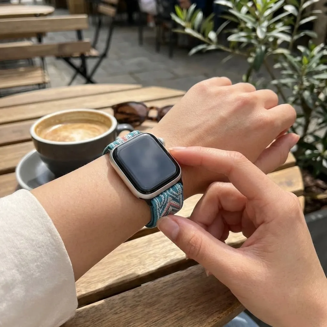 NUVEX Horlogebandje Aztec Patroon - Apple Watch 42-49mm