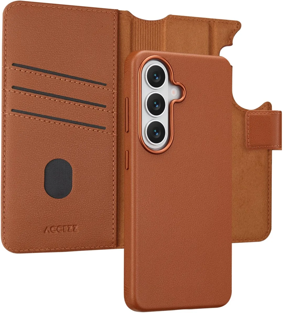 Accezz Hoesje Samsung Galaxy S26 Leather Bookcase 2-in-1