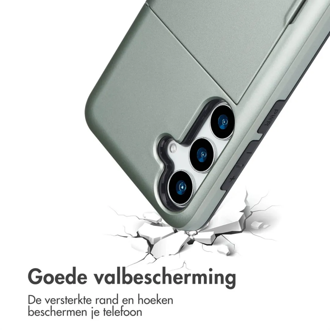 Imoshion Hoesje Samsung Galaxy S25 Plus - Groen - 2 Pasjes