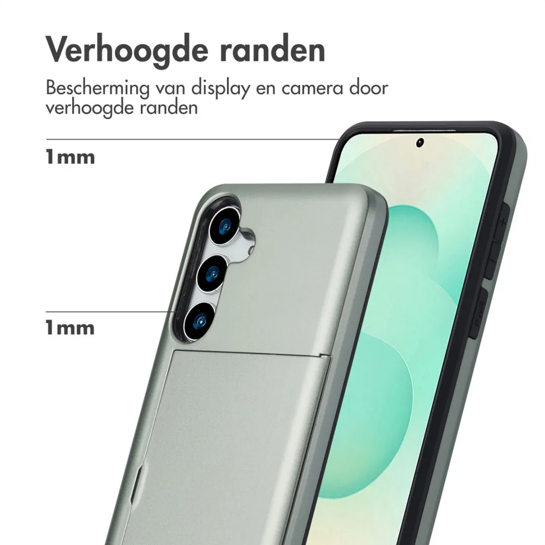 Imoshion Hoesje Samsung Galaxy S25 Plus - Groen - 2 Pasjes