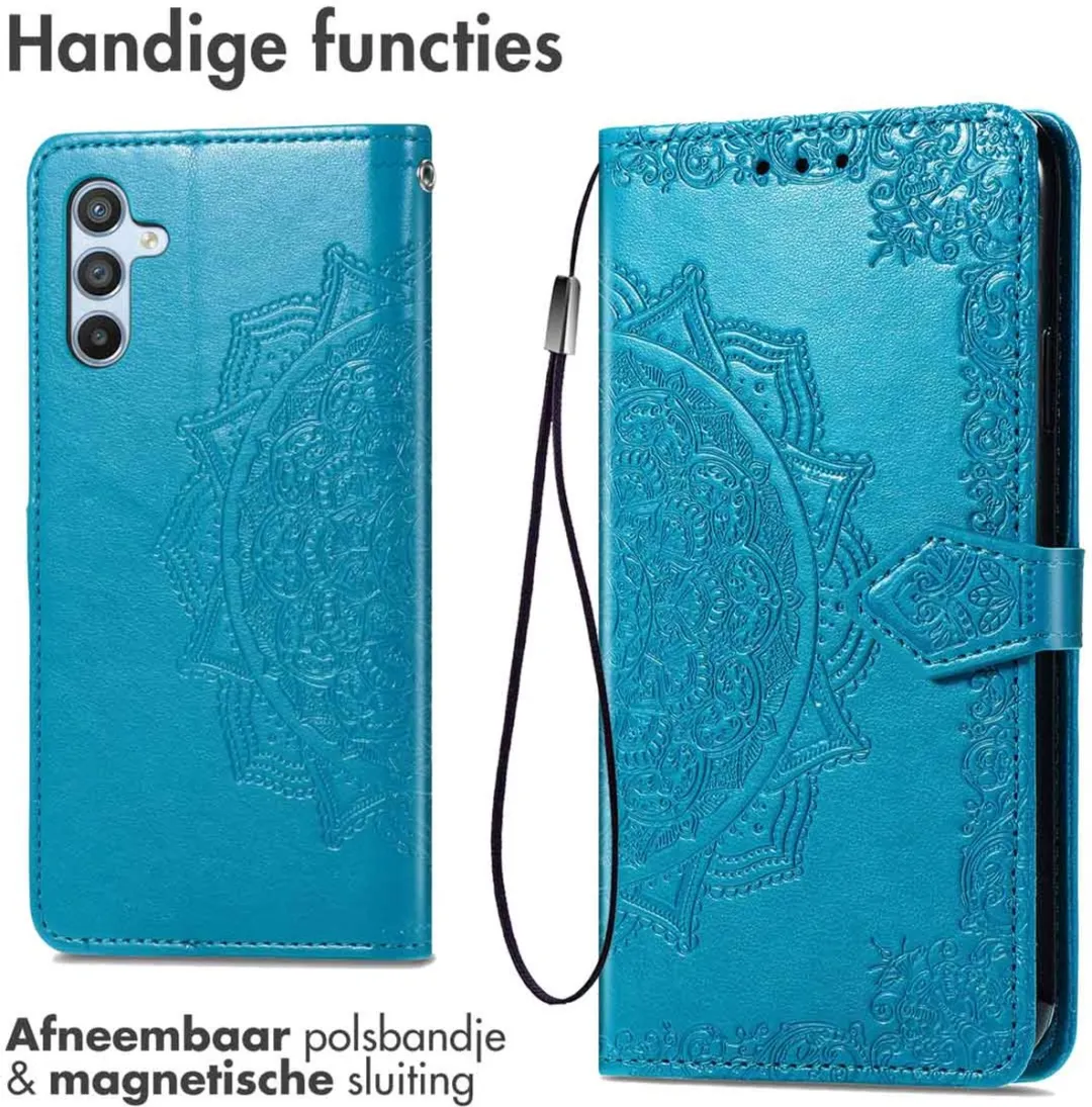 Imoshion Hoesje Samsung Galaxy A34 5G - Turquoise - 3 Pasjes