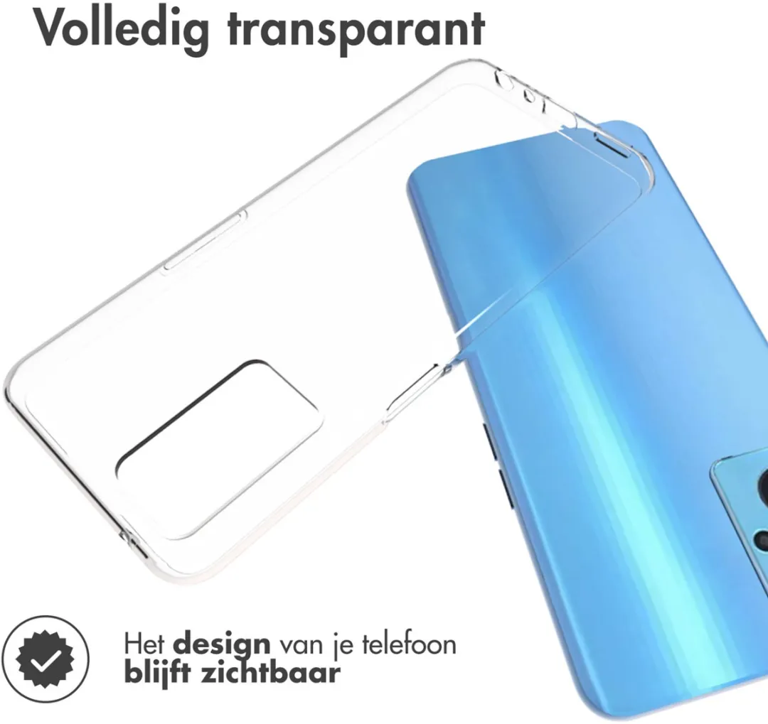 Accezz Hoesje Oppo A96 Transparant
