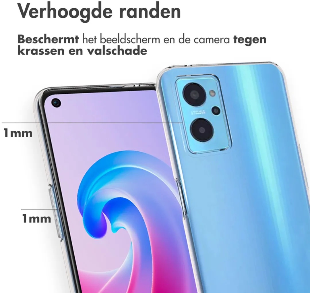 Accezz Hoesje Oppo A96 Transparant