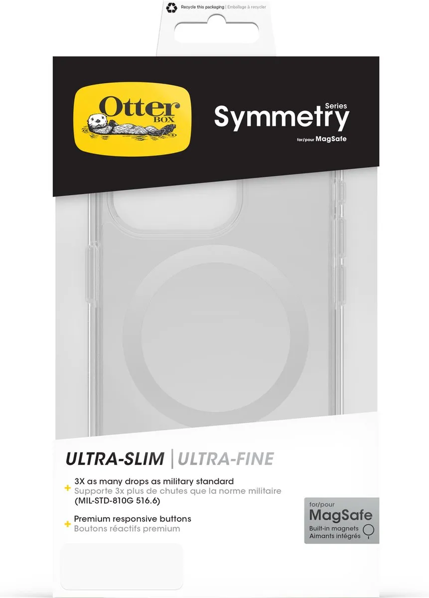 OtterBox Symmetry MagSafe Case 77-93026 - Transparant - afbeelding 6 van 6