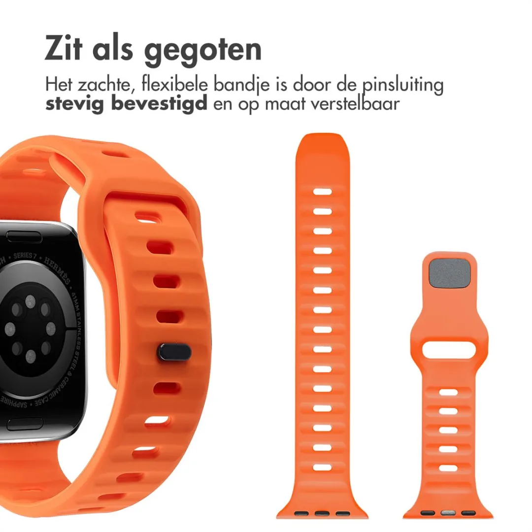 Imoshion Active Sport Siliconen Bandje Apple Watch 42mm - Oranje