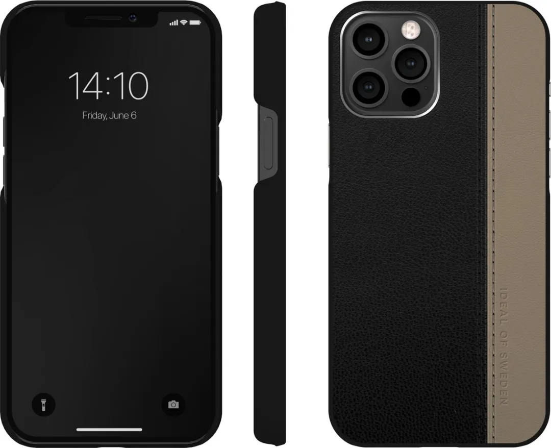 iDeal of Sweden Atelier Case iPhone 12 Pro Max Charcoal Black - afbeelding 4 van 5