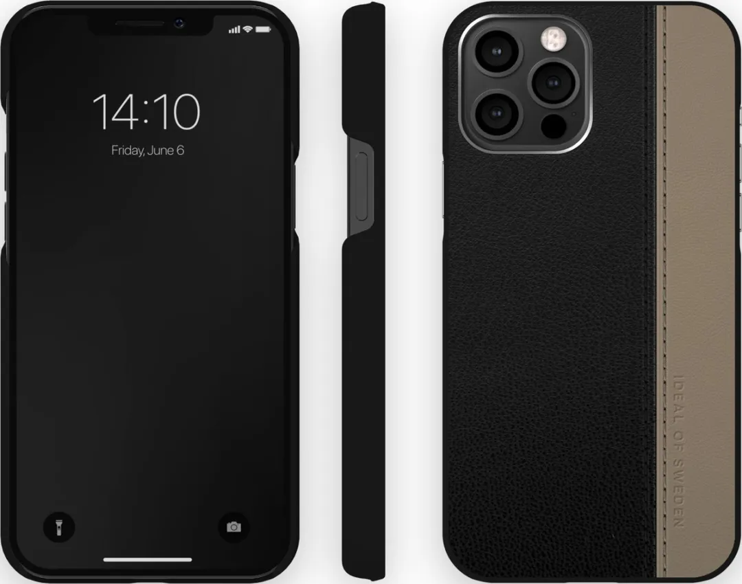iDeal of Sweden Atelier Case iPhone 12 Pro Max Charcoal Black - afbeelding 5 van 5