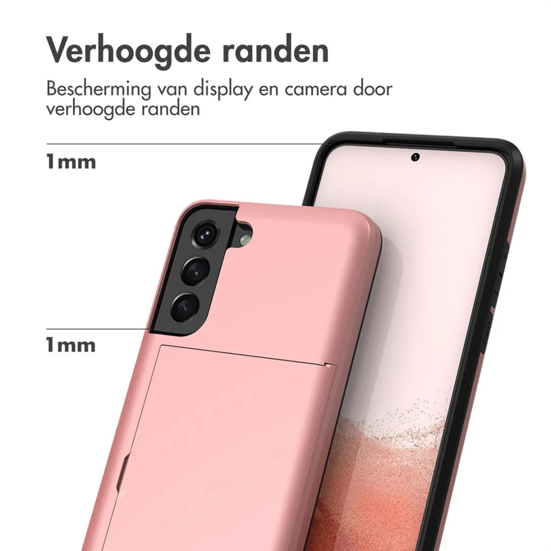Imoshion Hoesje met Pasjeshouder Samsung Galaxy S22 - Rosé Goud