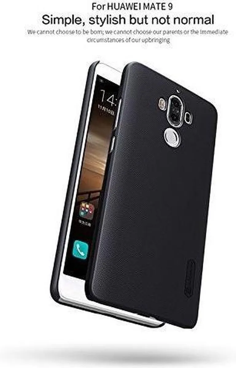 Nillkin Frosted Shield Hoesje Huawei Mate 9 - Zwart - afbeelding 6 van 6