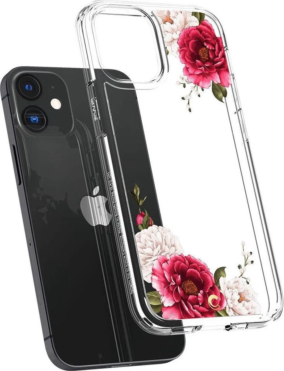 Spigen Cyrill Cecile TPU Air Cushion Hoesje iPhone 12 Mini - Rood - ACS01780 - afbeelding 6 van 6