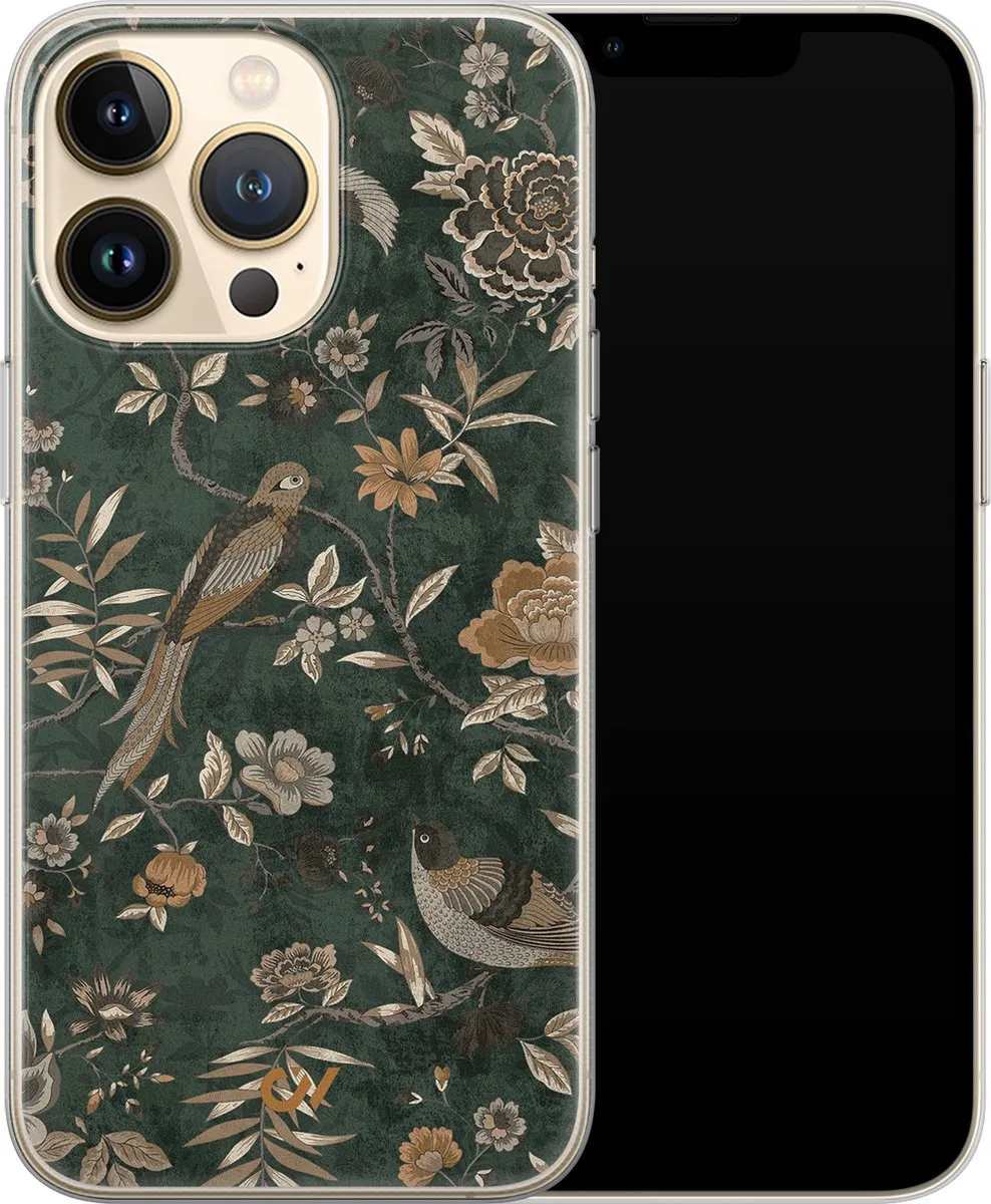 Casevibes iPhone 13 Pro Hoesje - Groen - A/13P/UV/041