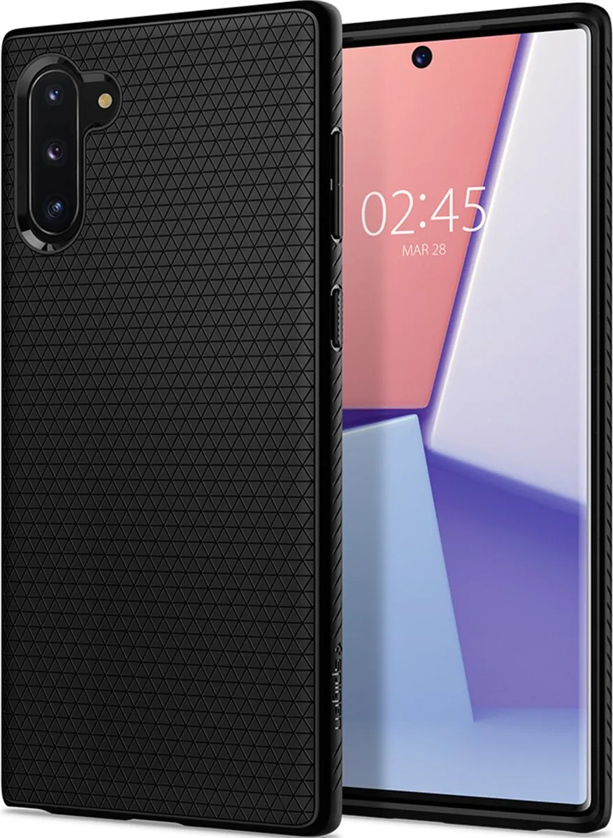 Spigen Liquid Air Hoesje Samsung Galaxy Note 10 - Zwart