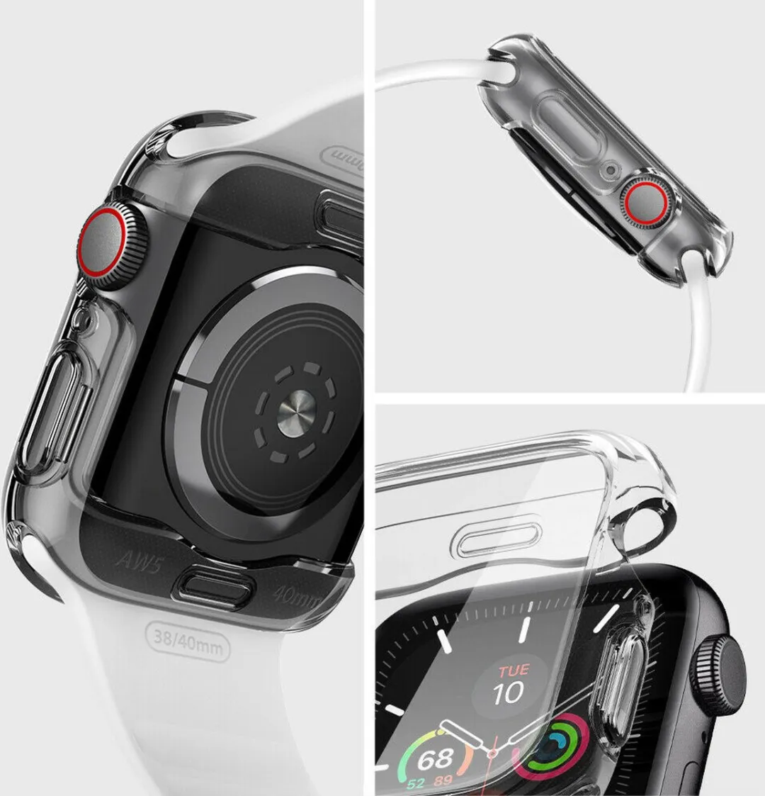 Spigen Ultra Hybrid Apple Watch 44mm Hoesje - Transparant