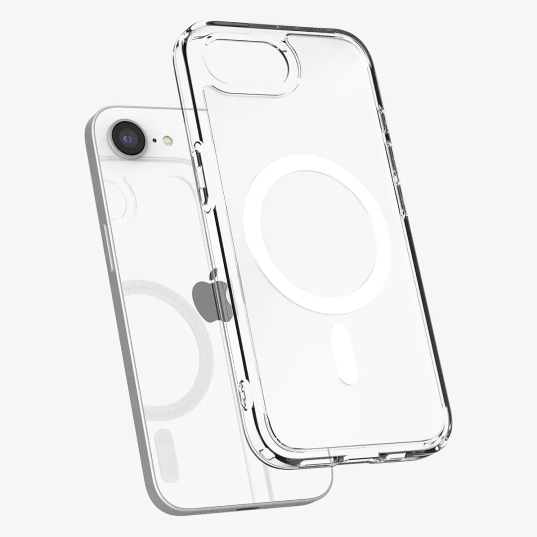 Spigen Ultra Hybrid MagFit ACS09145 Hoesje - iPhone 16e - Wit