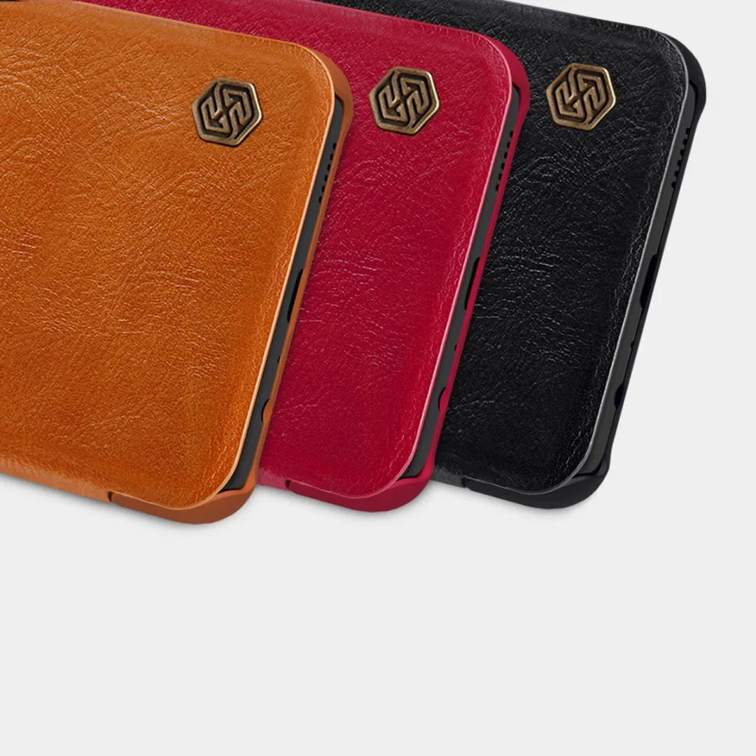 Nillkin Qin Samsung Galaxy A13 5G/A04s Hoesje Wallet - Zwart - afbeelding 2 van 6